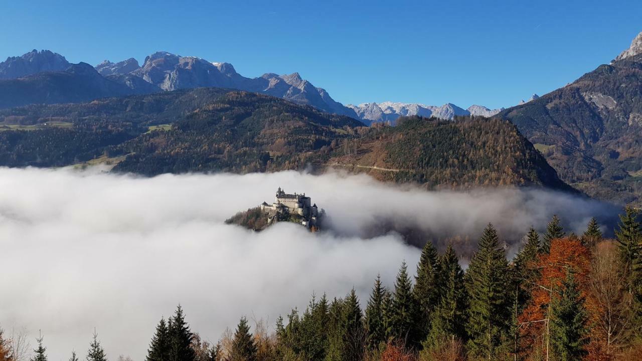 Der Burgblick-Adults Only Hotel Werfen Exterior foto